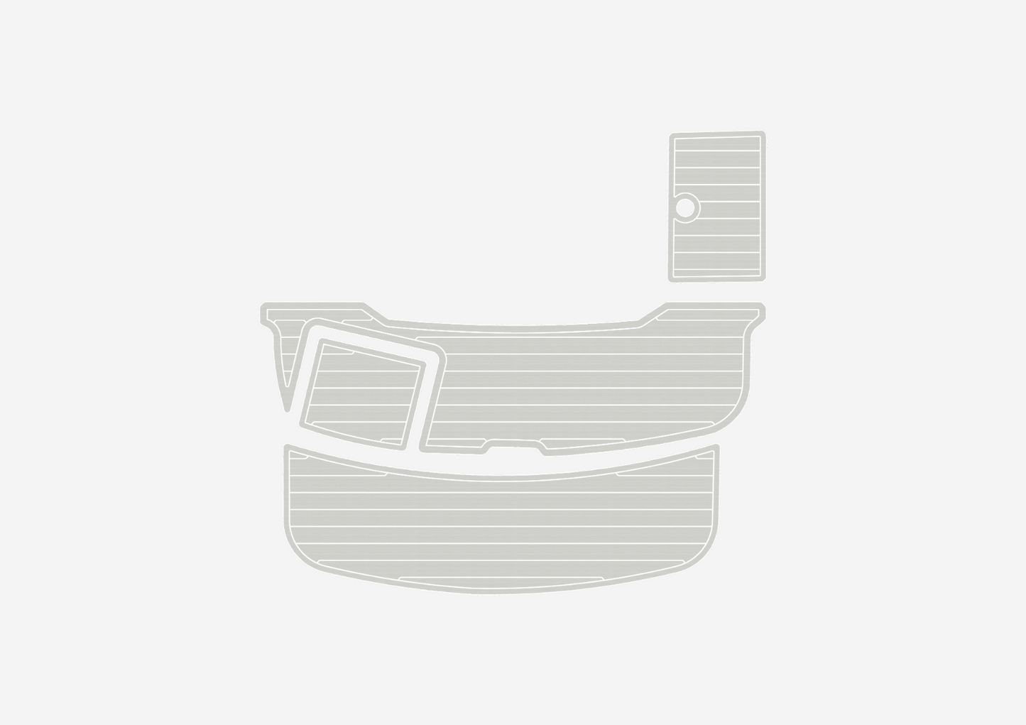 2002-2007 Cobalt 240 Swim platform 1/4"6mm EVA foam faux mat floor