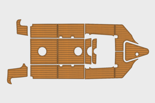 2005-2010 Wellcraft 252 Fisherman Cockpit Swim platform 1/4"6mm EVA Foam floor
