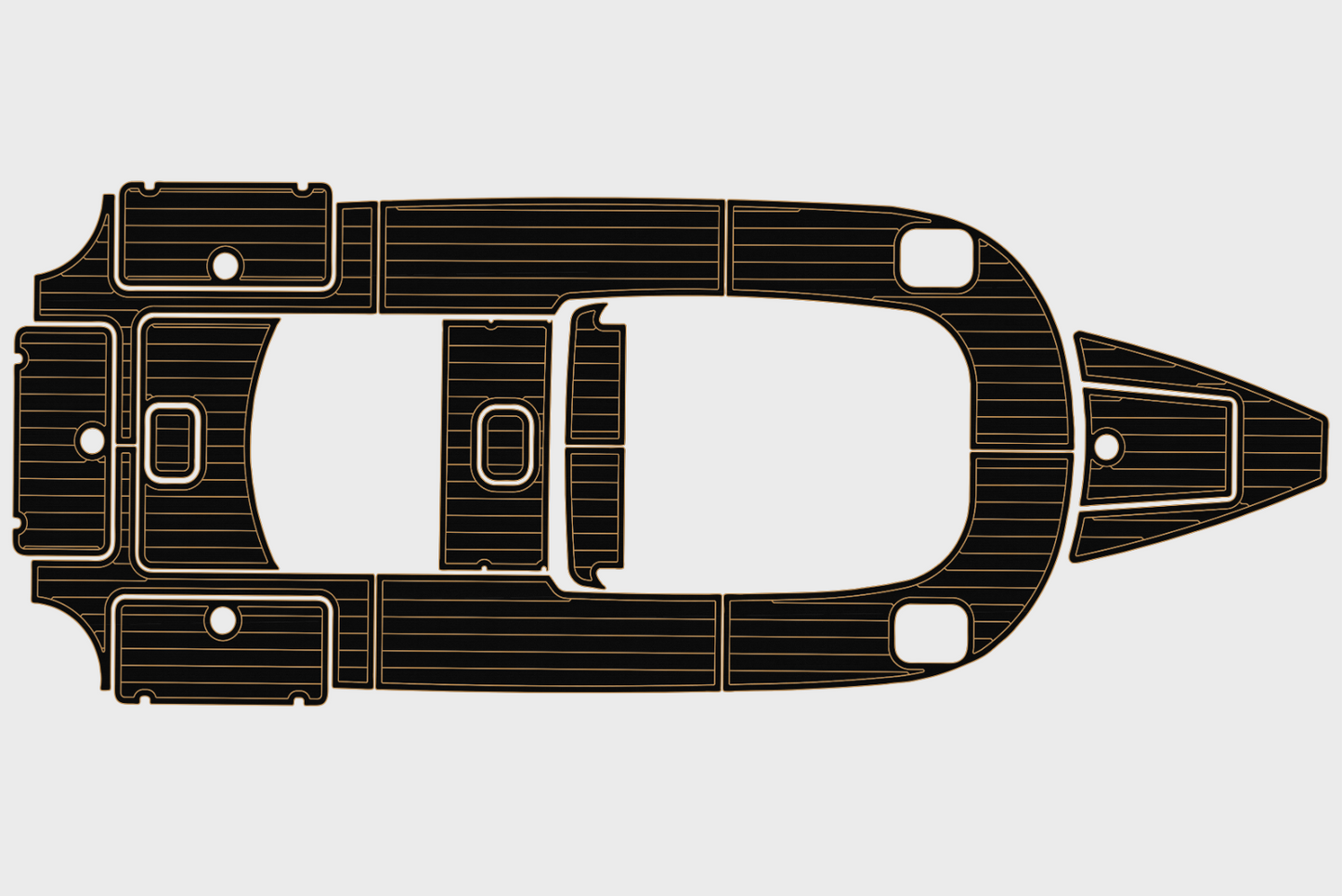 2014-2017 Scout 275 LXF Cockpit 1/4"6mm EVA Foam faux mat floor