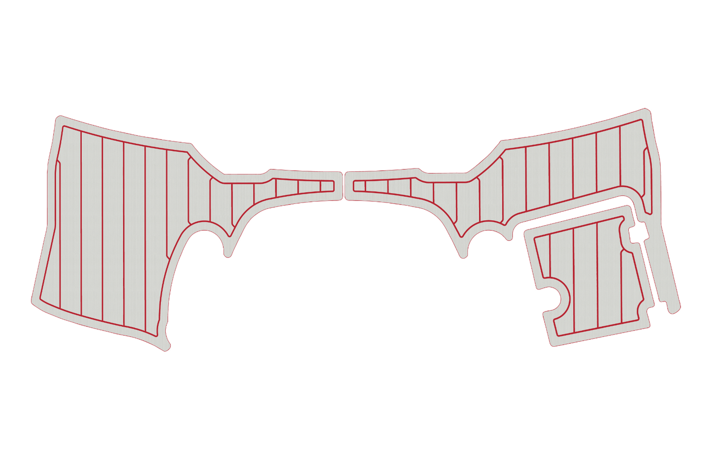 2021 CHAPARRAL 21 SSI OB Swim platform 1/4"6mm EVA foam faux mat floor