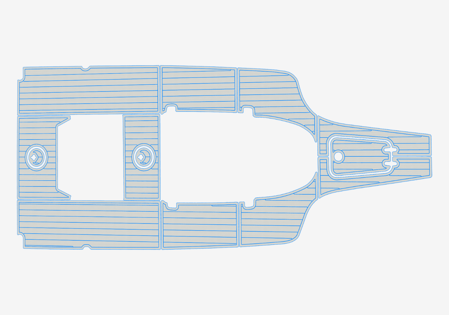 2023-2024 SEA HUNT 28 ESCAPE Cockpit 1/4"6mm EVA Foam FAUX MAT floor