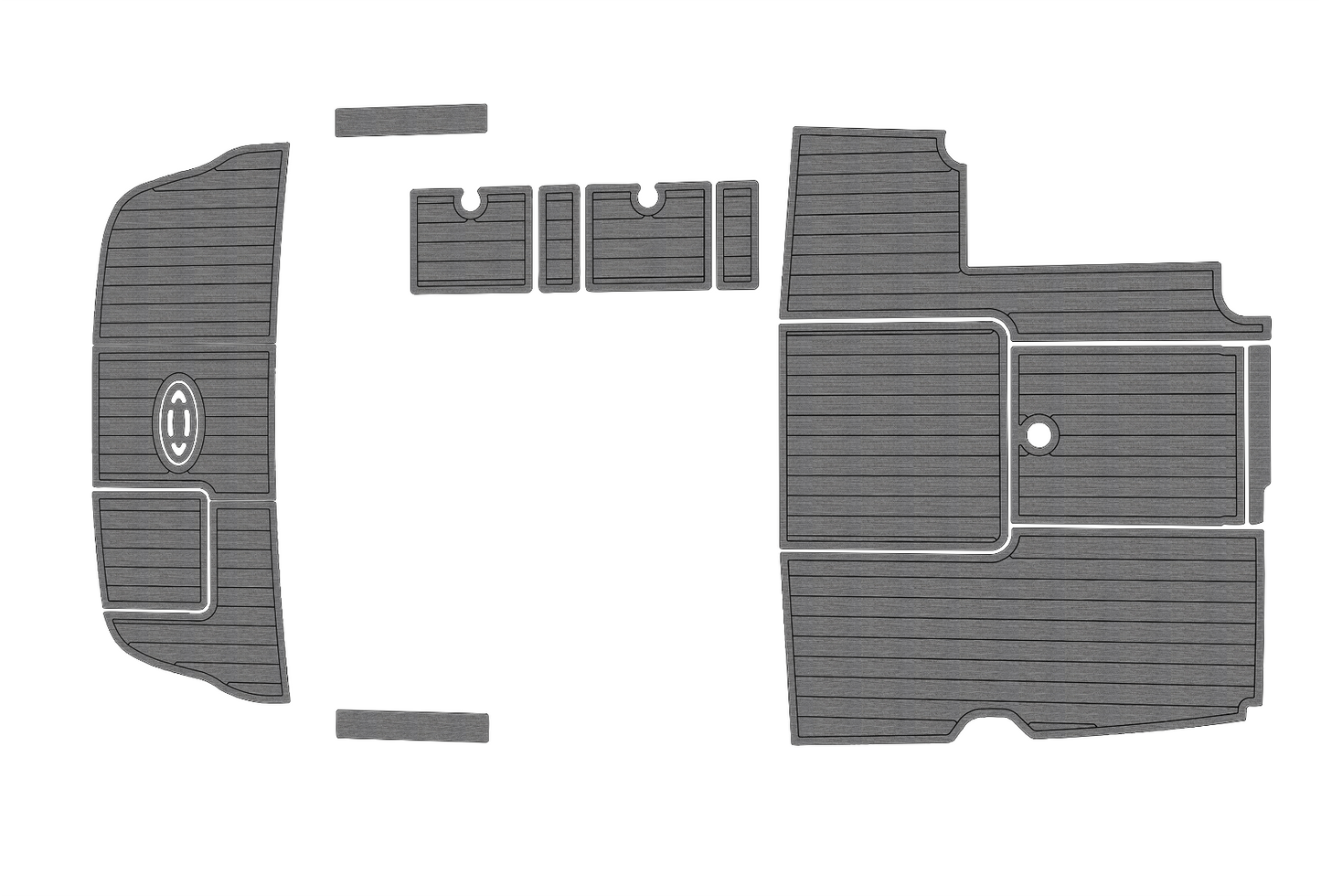2004-2009 sea ray 240 sunsport Cockpit Swim platform 1/4"6mm EVA foam mat floor
