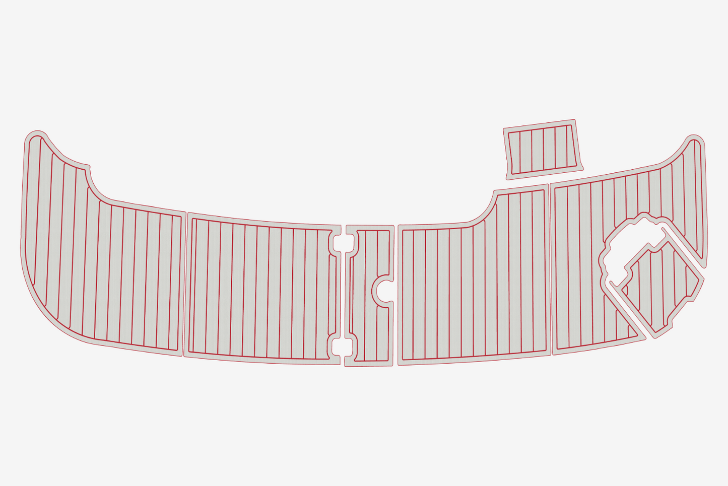 2002-2003 Carver 410 Sport Sedan Cockpit Swim platform 1/4"6mm EVA Foam floor