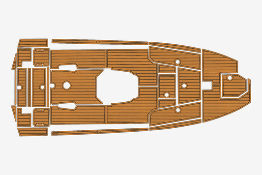 2020-2023 Avid 21 FS Cockpit Pads 1/4" 6mm EVA Teak deck floor