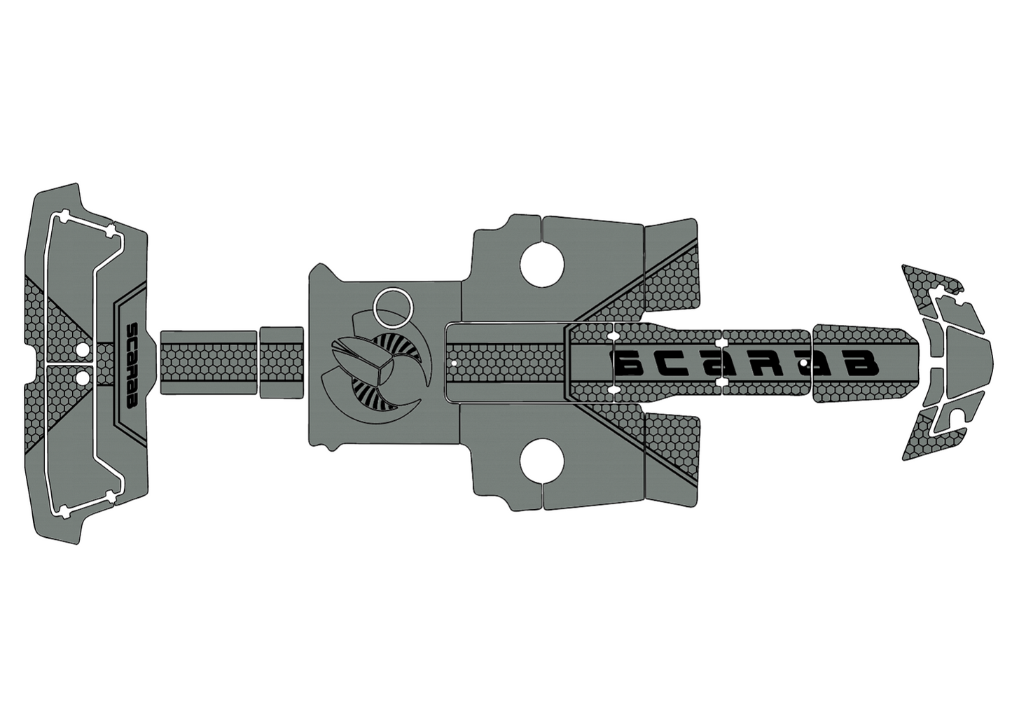 2018 scarab 215 Cockpit Swim platform 1/4"6mm EVA foam mat faux floor