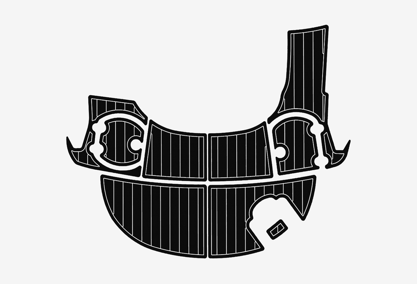 2011-2018 Monterey 204 FS BR Swim platform 1/4"6mm EVA Foam faux floor