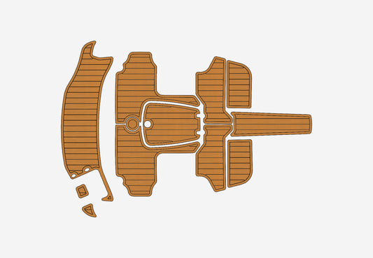 2016 TAHOE 400TS Cockpit Swim platform 1/4" 6mm EVA faux faom teak mat floor