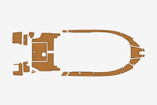 2020 Jeanneau 695 Cruiser Anti-slip mat Custom EVA faux teak marine flooring