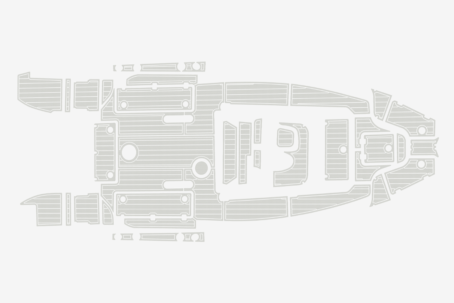 2019-2020 Sea Fox 266 Commander Cockpit Swim platform 1/4"6mm EVA Foam floor