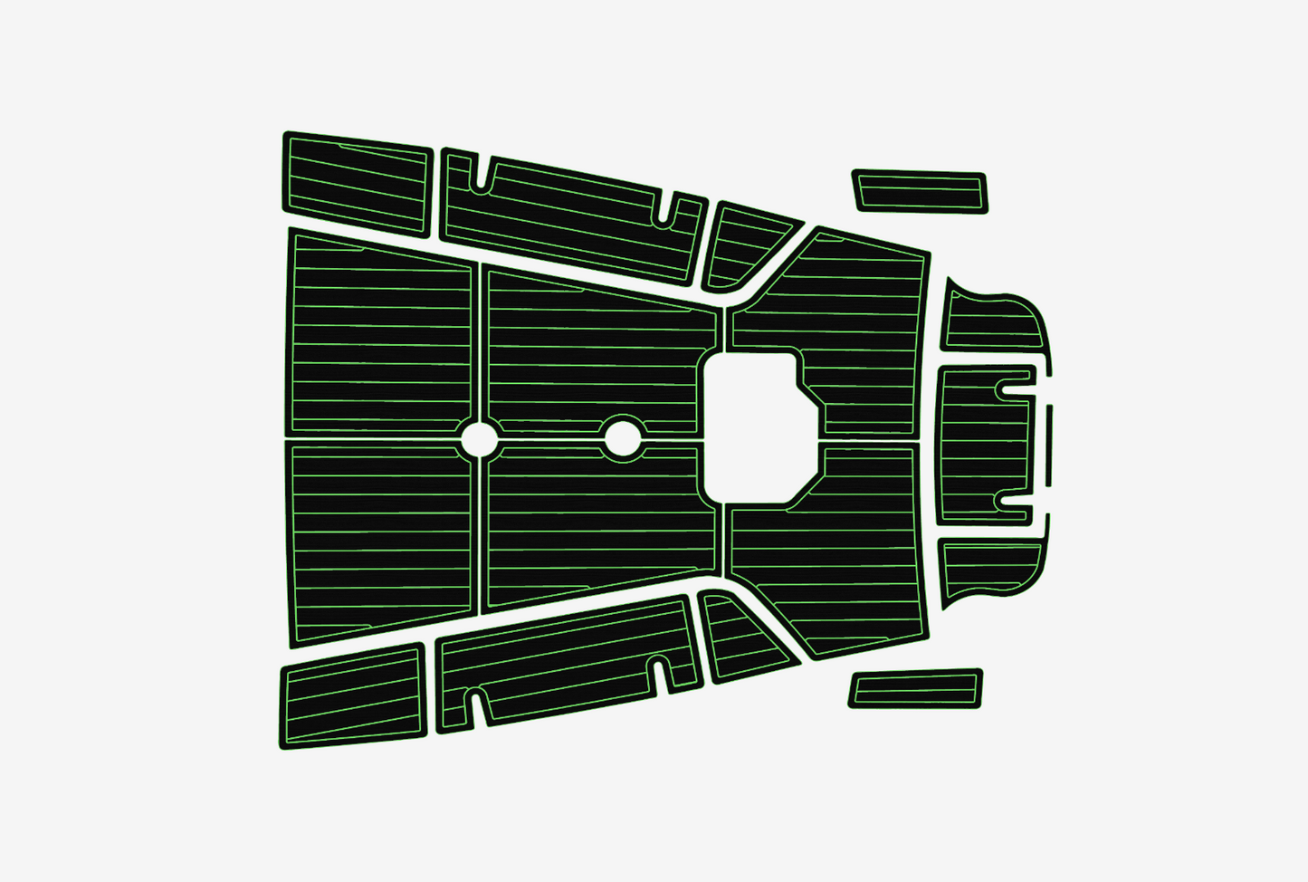 1999-2000 Celestial 50 Pilothouse Cockpit 1/4"6mm EVA Foam carpet marine floor