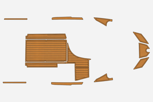 2011 AXIS A22 Marine teak deck EVA Foam Boat flooring