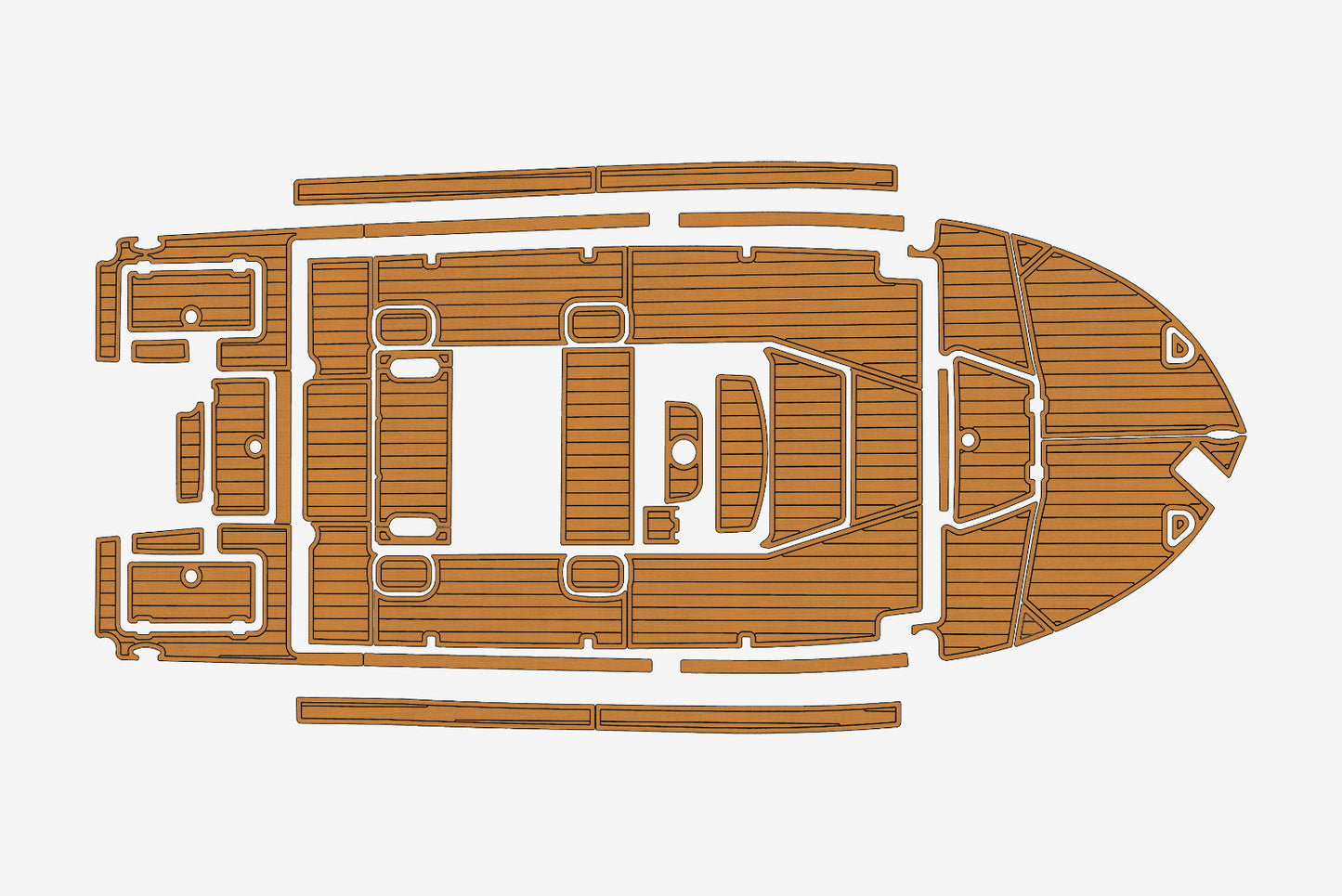 2024 Tidewater 23 TPC Marine teak deck seadek EVA Foam Boat flooring
