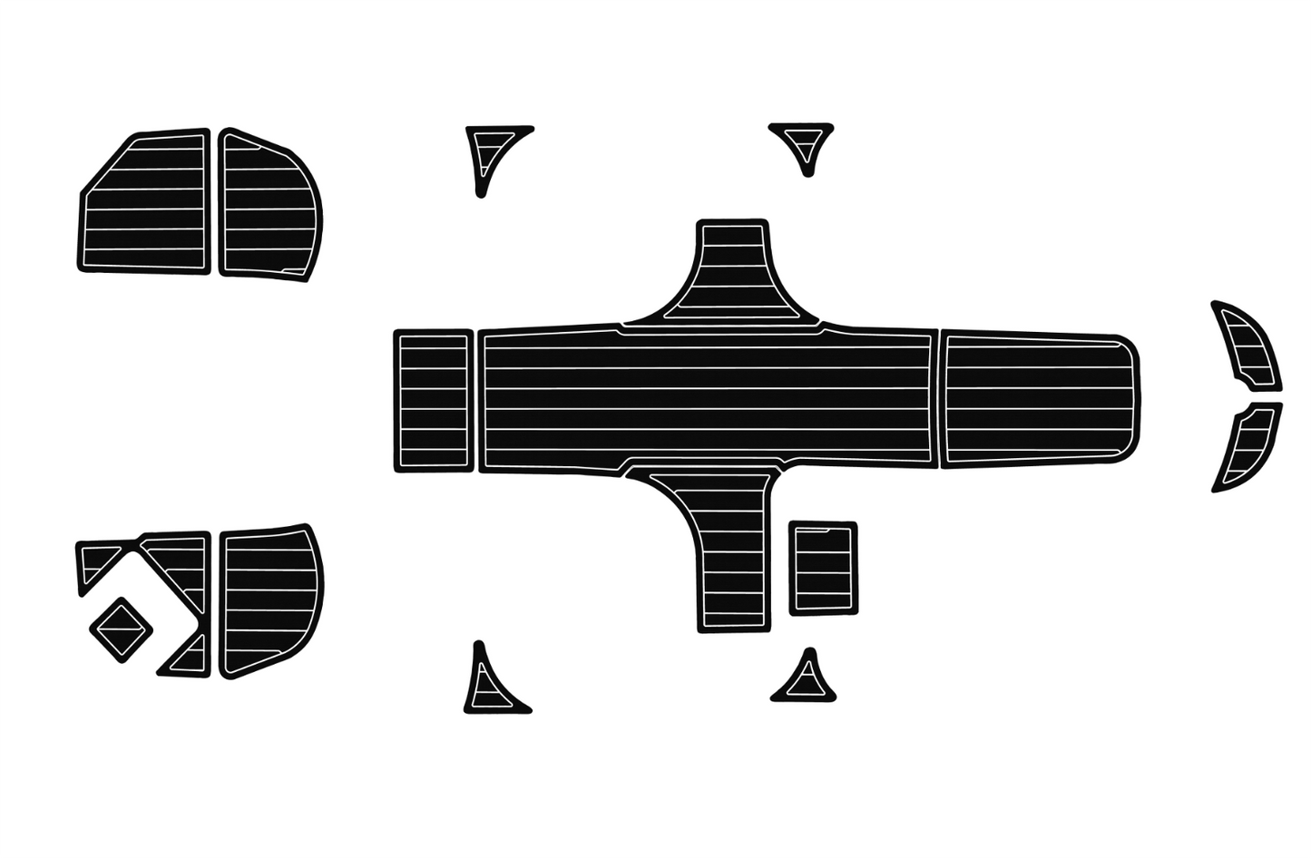 2013-2022 bayliner element E16 Cockpit swim platform 1/4" 6mm EVA foam floor