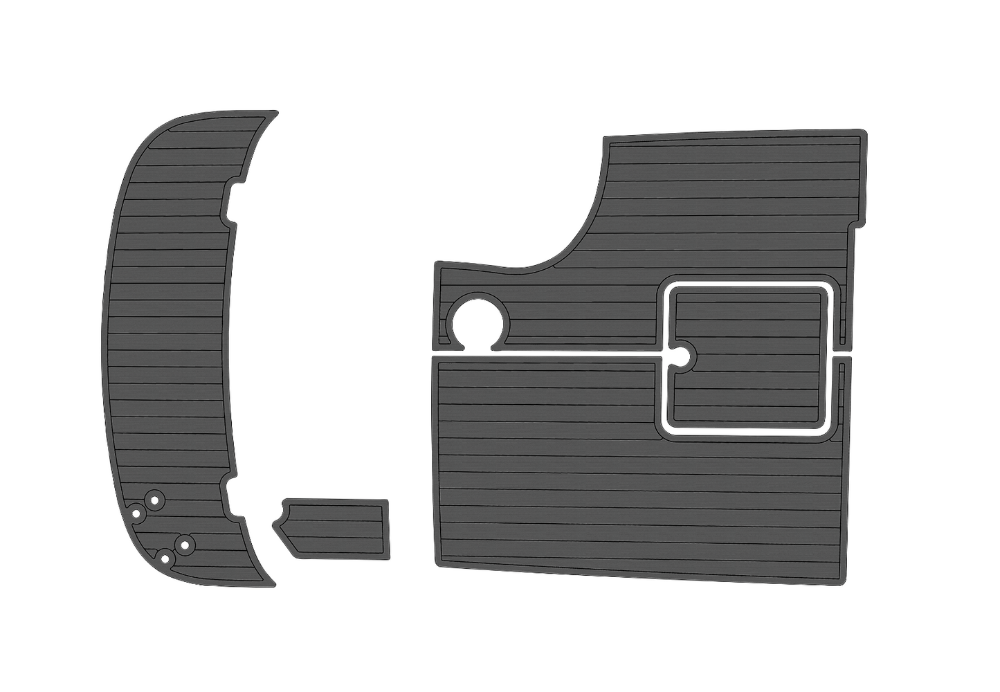 2010 Bayliner 802 Cockpit Swim platform 1/4" 6mm EVA foam floor