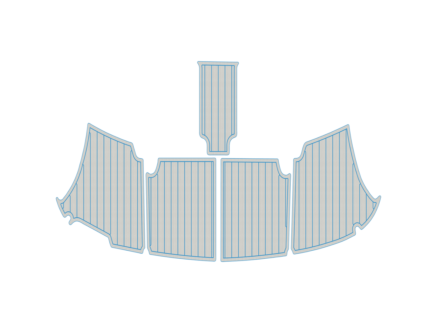 2006-2009 Sea Ray 38 Sundancer Swim platform 1/4" 6mm EVA foam faux floor