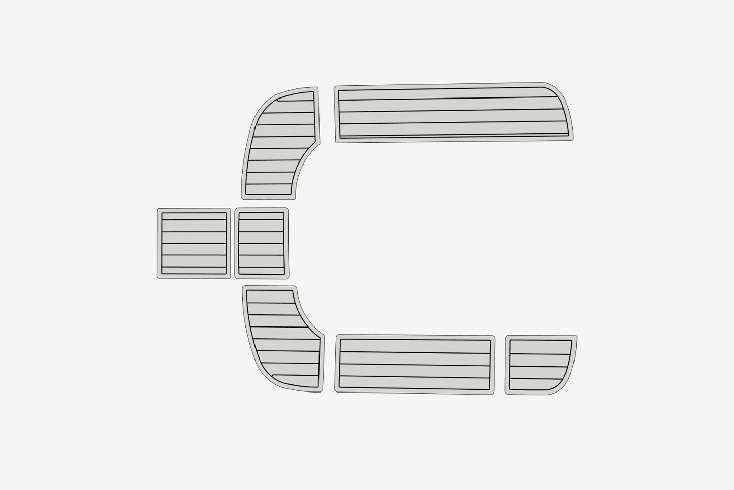 Beneteau 311 Anti-slip mat Custom EVA teak marine deck flooring