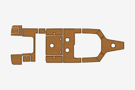2022 Beneteau Flyer 8 Spacedeck Anti-slip mat Custom EVA marine deck flooring