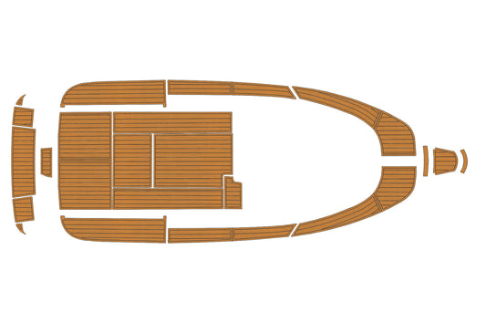 2007-2009 Aquador 25 WAE Cockpit Swim platform bow 1/4"6mm EVA foam faux floor