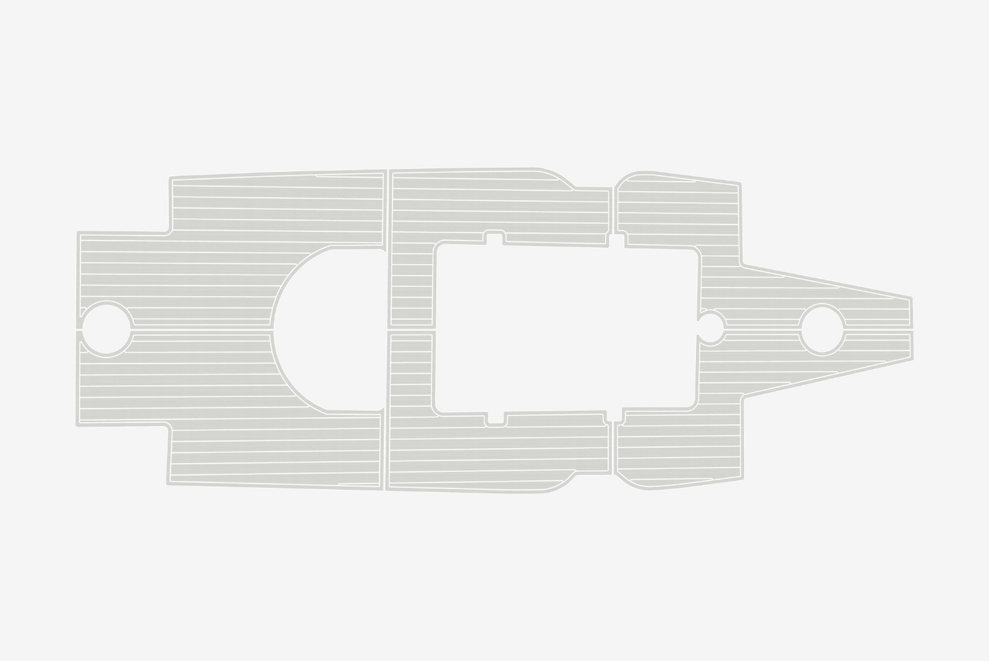 2016 Dusky XF 278 Cockpit 1/4"6mm EVA Foam carpet marine floor