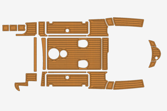 2009 Sessa Key Largo 26 Marine teak deck seadek EVA Foam Boat flooring