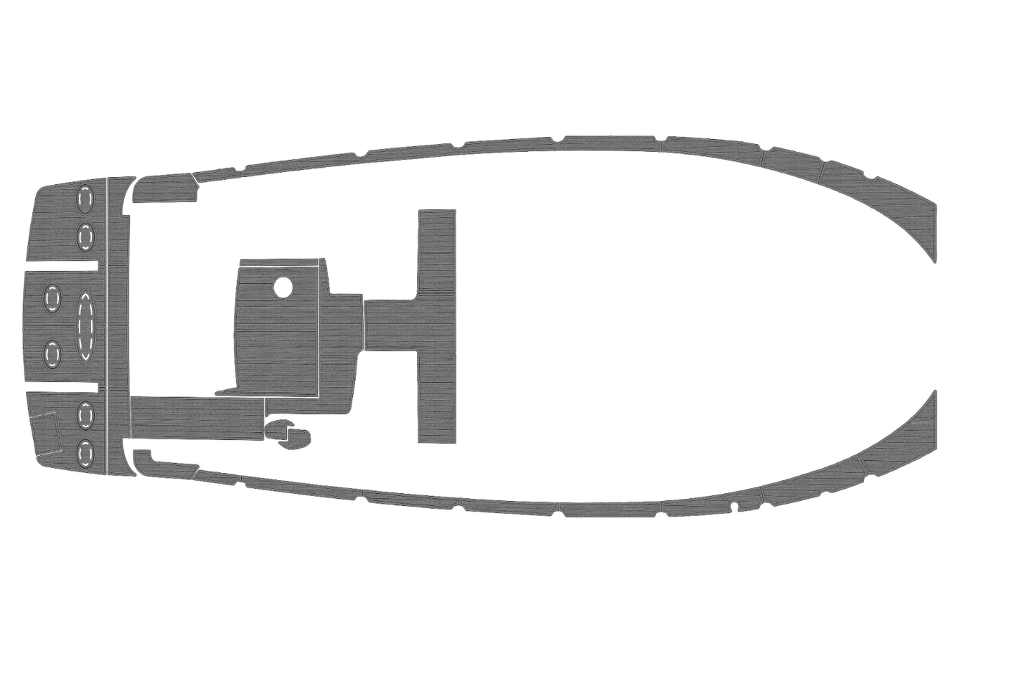 2009-2015 searay 280 sundeck Cockpit Swim platform 1/4"6mm EVA Faux foam floor