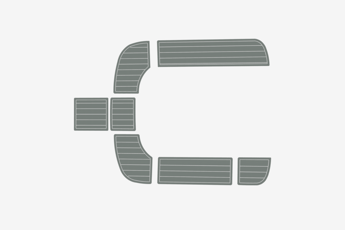Beneteau 311 Anti-slip mat Custom EVA teak marine deck flooring