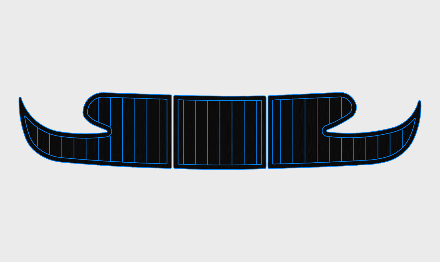 1995-1997 Rinker 232 Captiva Cuddy Cockpit Swim platform 1/4"6mm EVA foam floor