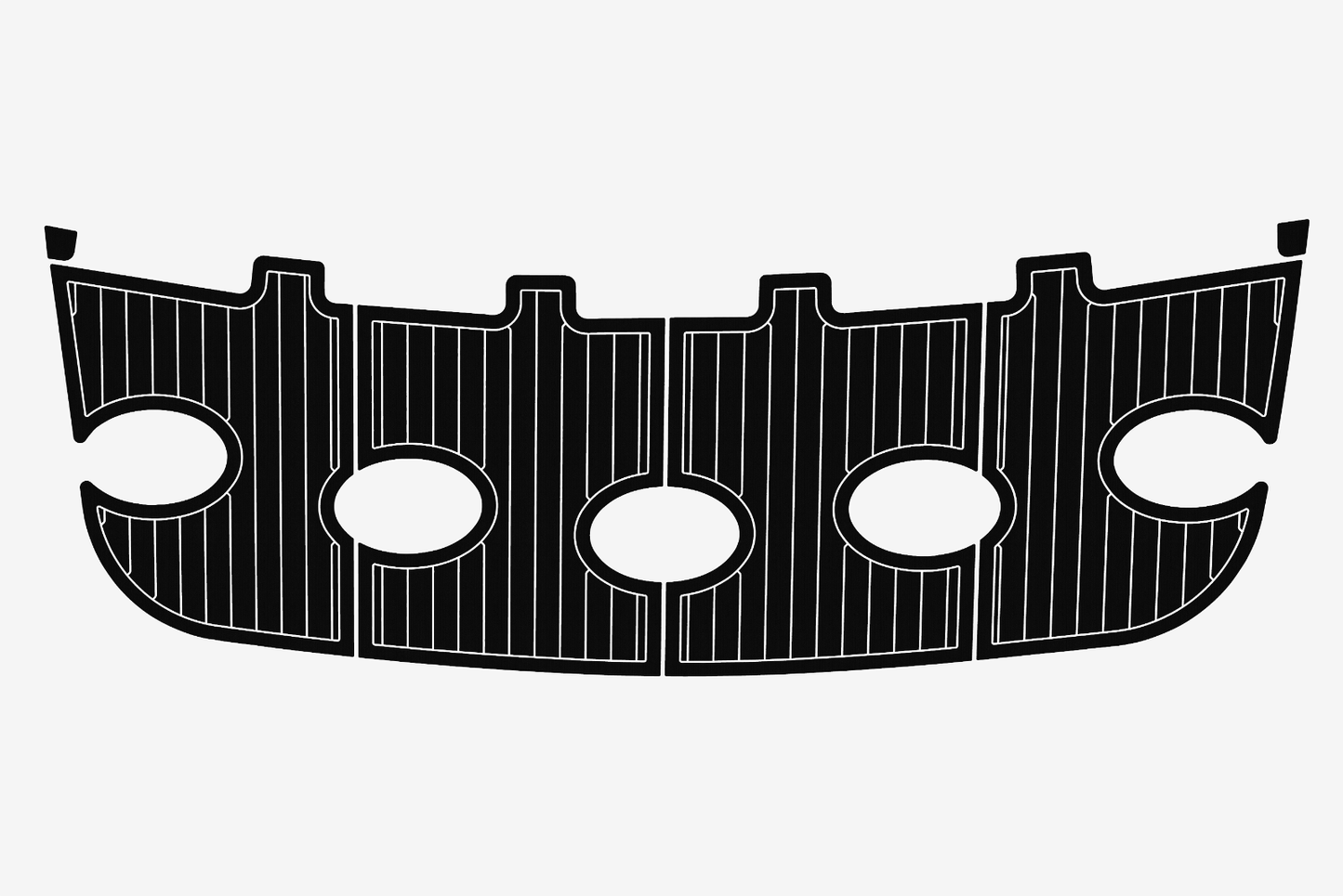 1998 Cruisers 3650 Swim platform 1/4"6mm EVA Foam carpet marine fuax mat floor