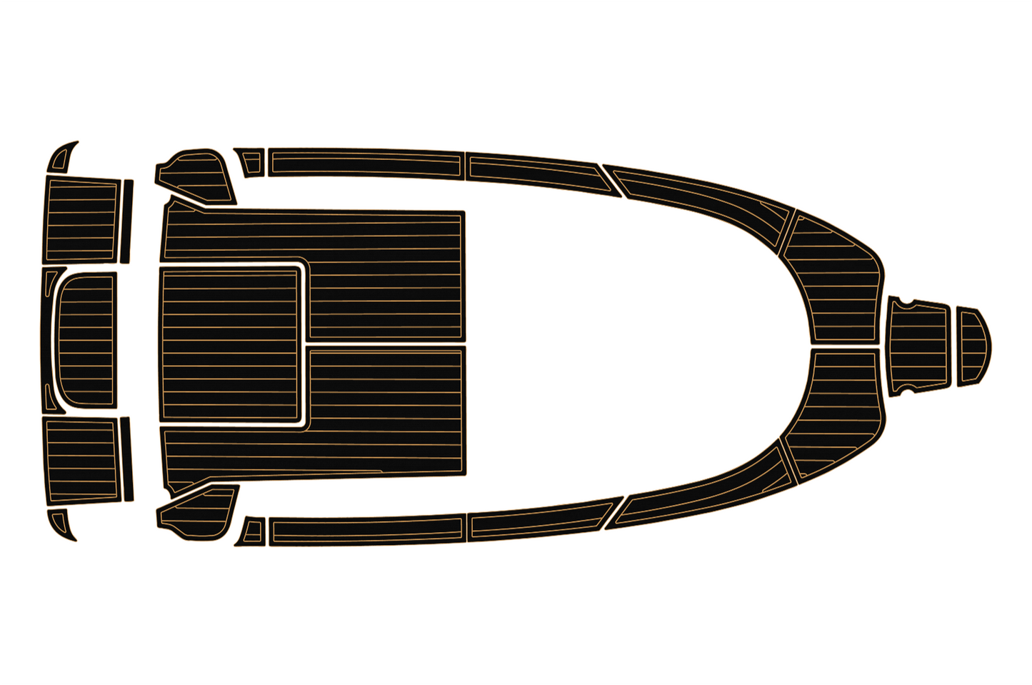 2010 Aquador 21 WAS Cockpit Swim platform bow 1/4"6mm EVA foam faux floor