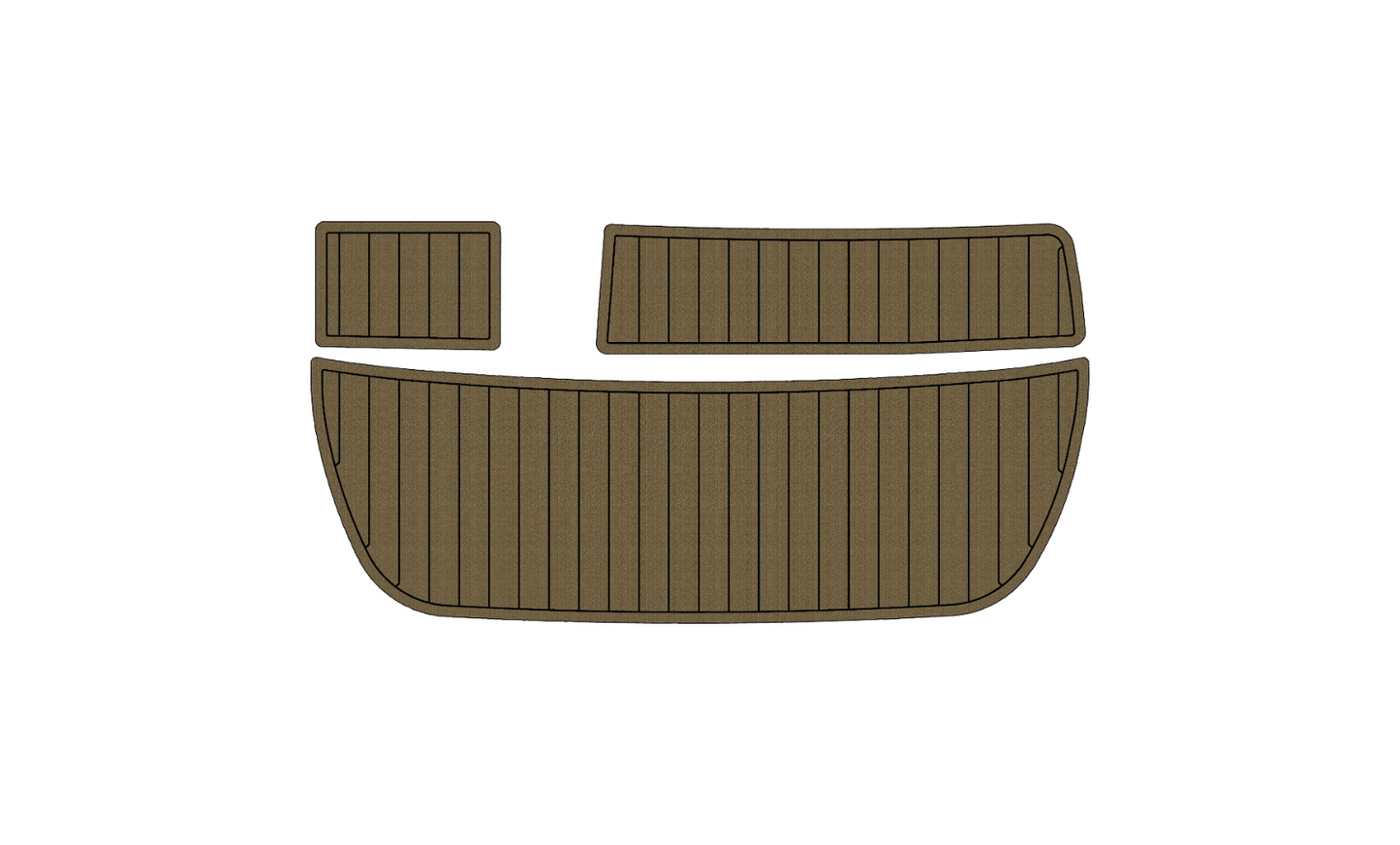1994-2006 CROWNLINE 266 br Cockpit Swim platform 1/4"6mm EVA foam faux floor