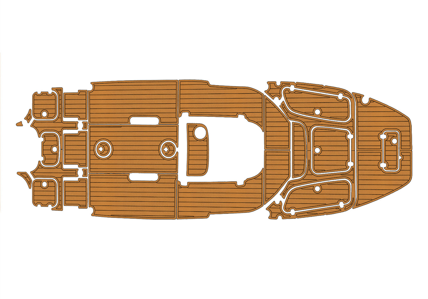 2018-2022 SEA HUNT BX25 FS Cockpit bow 1/4"6mm EVA Foam floor