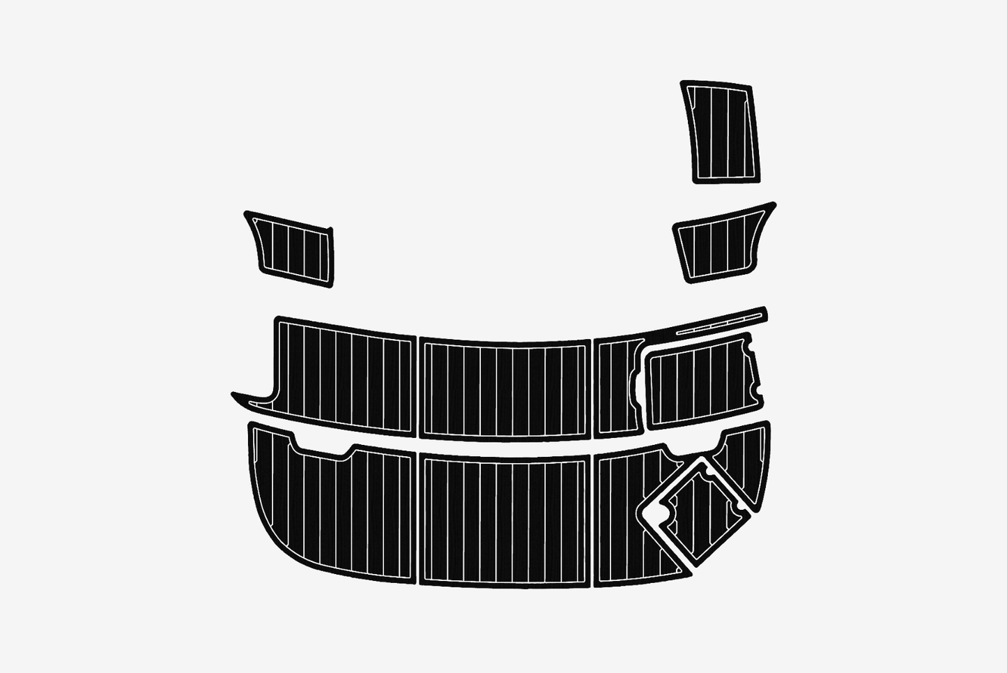 2002-2005 CHAPARRAL 280 SSI Swim platform 1/4"6mm EVA foam faux floor