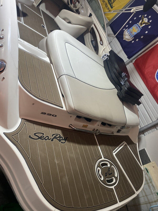 2004-2007 Sea Ray 220 Select Cockpit Swim platform 1/4"6mm EVA foam mat floor