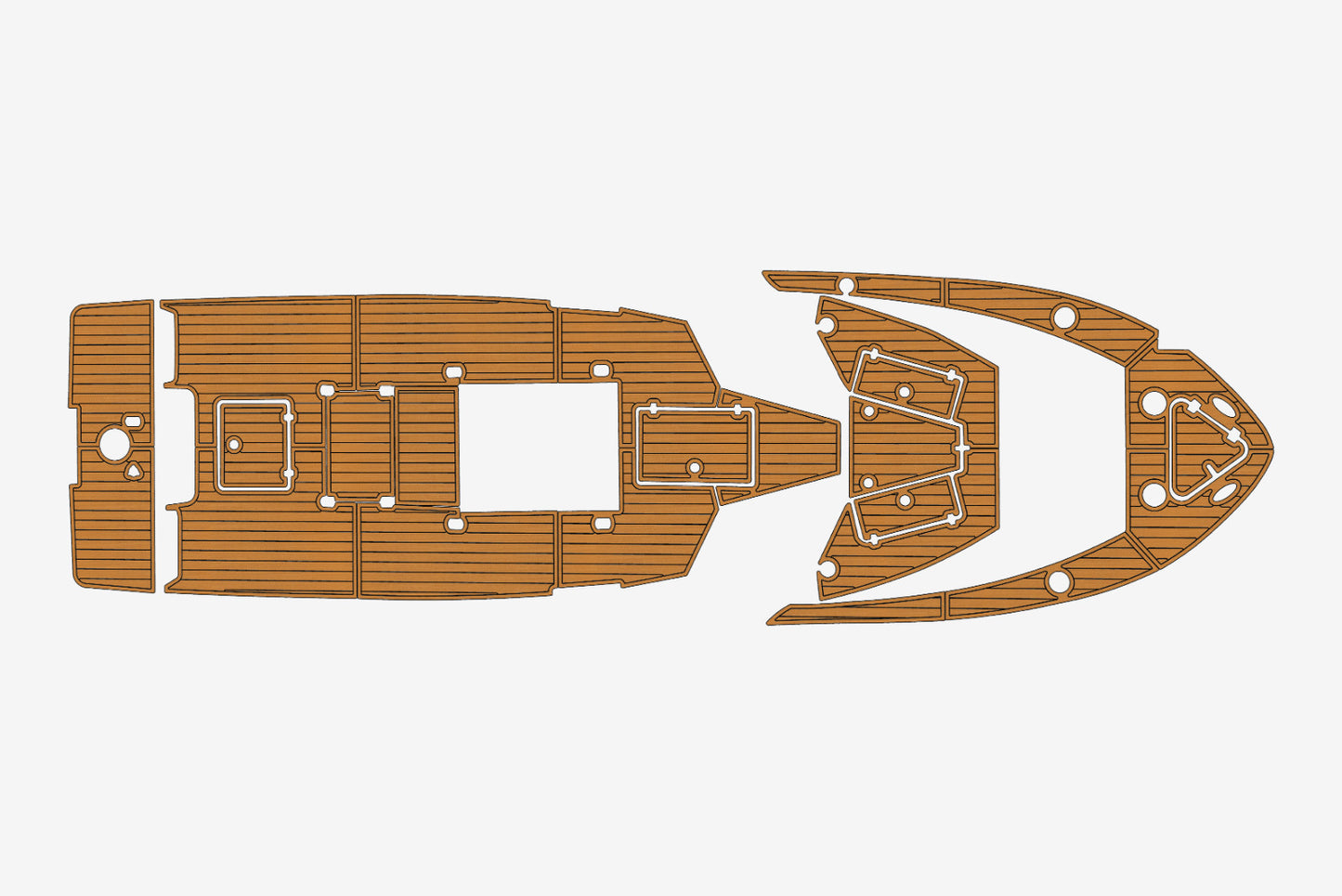 2021-2022 Pair Customs 21 Anti-slip mat Custom EVA faux teak marine flooring
