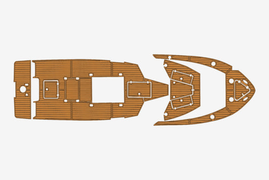 2021-2022 Pair Customs 21 Anti-slip mat Custom EVA faux teak marine flooring