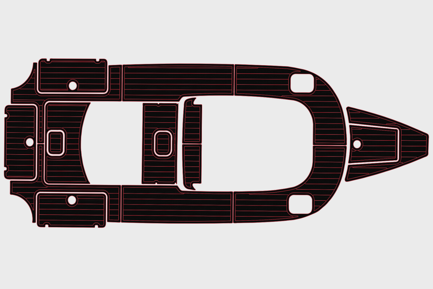2014-2017 Scout 275 LXF Cockpit 1/4"6mm EVA Foam faux mat floor