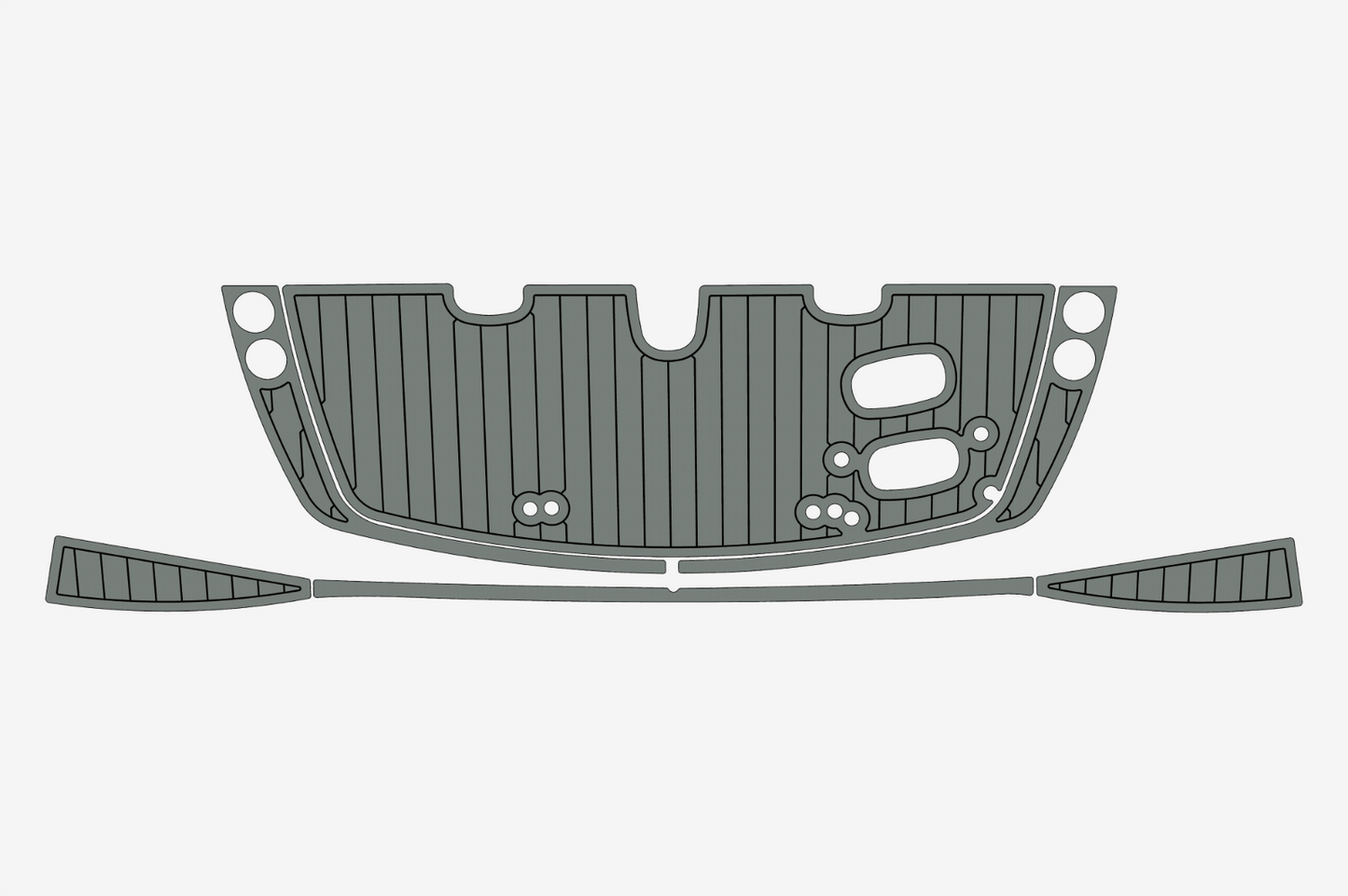 2016 Bennington Misc Anti-slip mat Custom EVA teak marine deck flooring