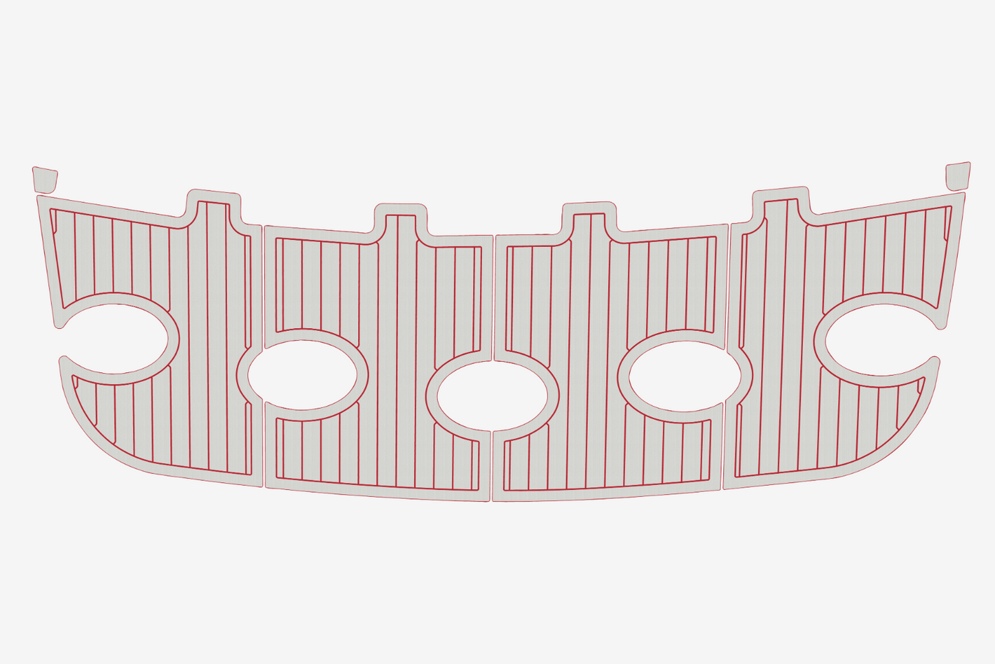 1998 Cruisers 3650 Swim platform 1/4"6mm EVA Foam carpet marine fuax mat floor