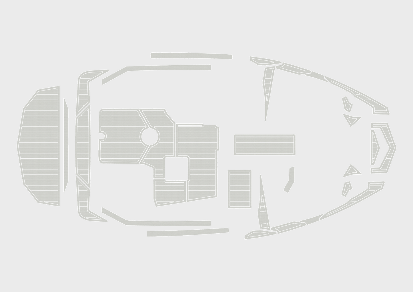 2017-2019 Supreme S202 Cockpit Swim platform 1/4"6mm EVA Foam faux mat floor