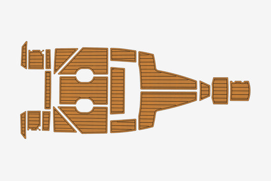 2023 AMT 190 R Cockpit Swim platform 1/4" 6mm EVA Teak deck floor
