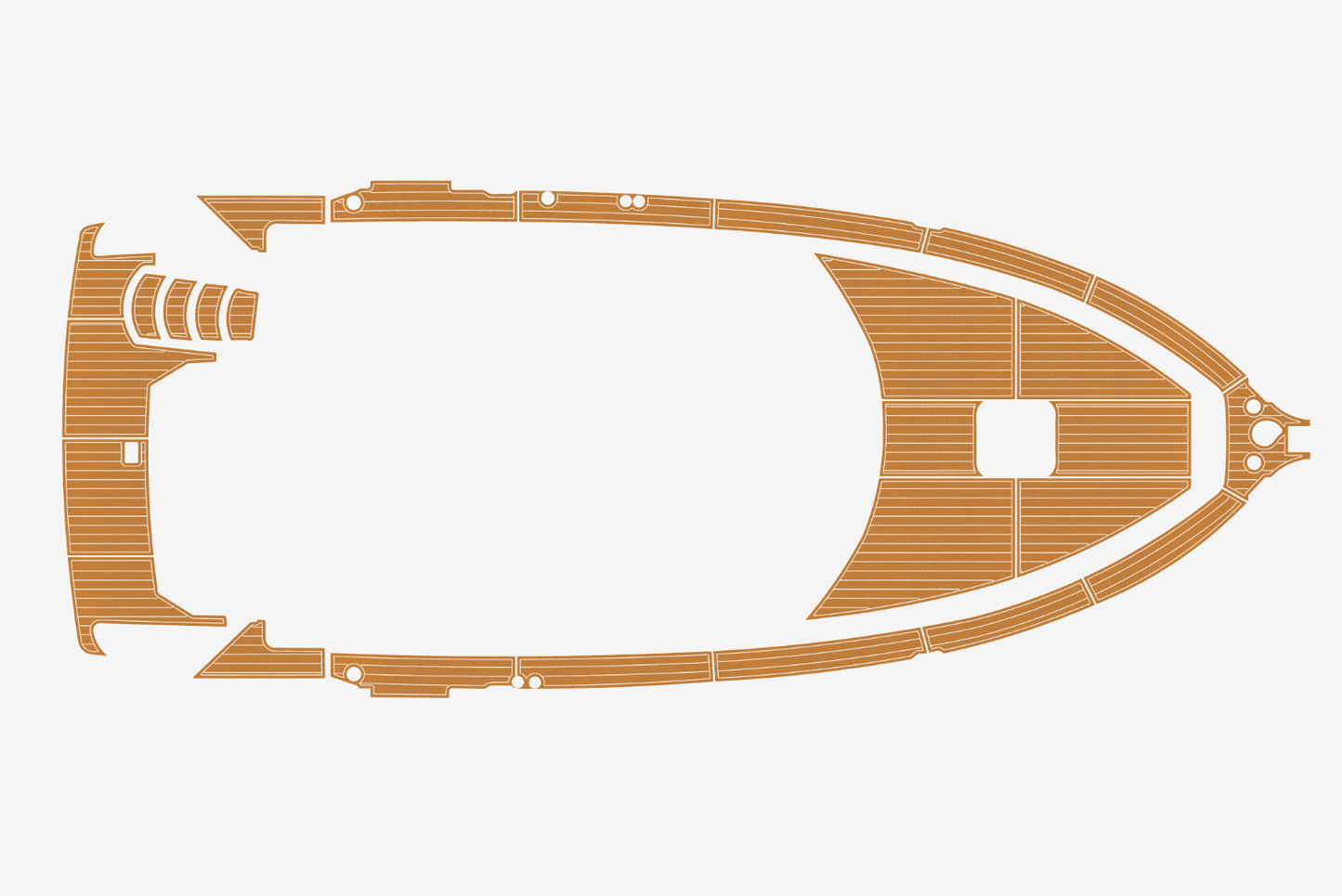 1997-1998 Carver MY 355 Swim platform bow 1/4"6mm EVA Foam carpet marine floor
