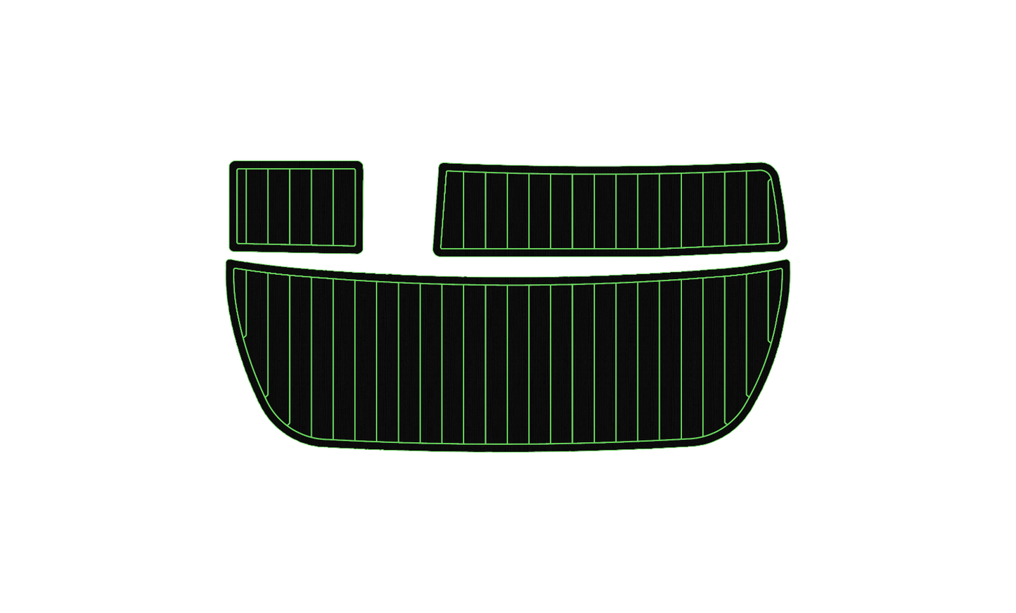 1994-2006 CROWNLINE 266 br Cockpit Swim platform 1/4"6mm EVA foam faux floor