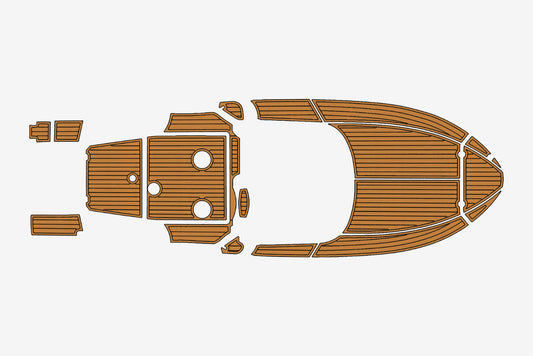 Beneteau Flayer 750 Anti-slip mat Custom EVA teak marine deck flooring