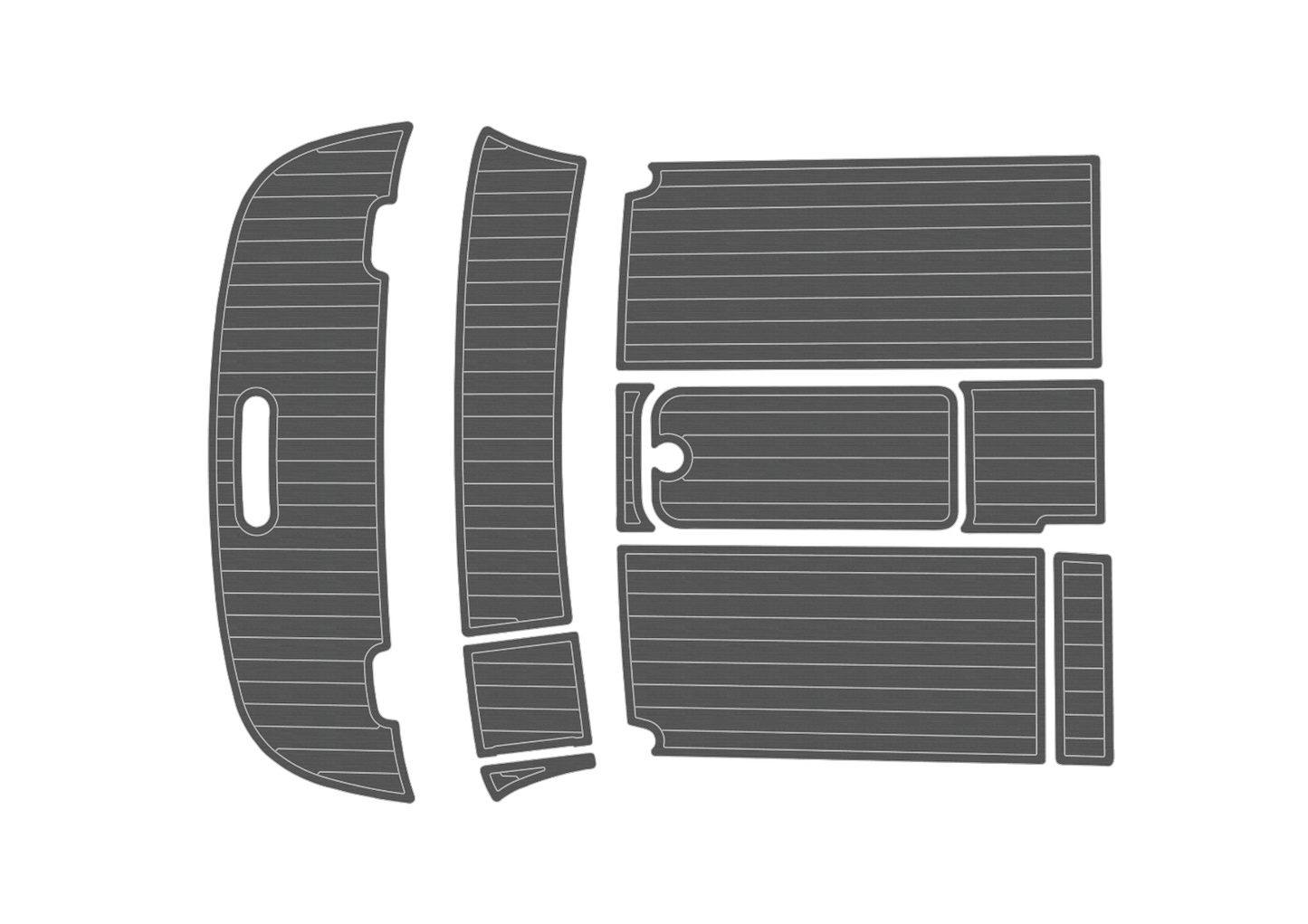 2010 Bayliner 652 Cockpit Swim platform 1/4" 6mm EVA foam floor