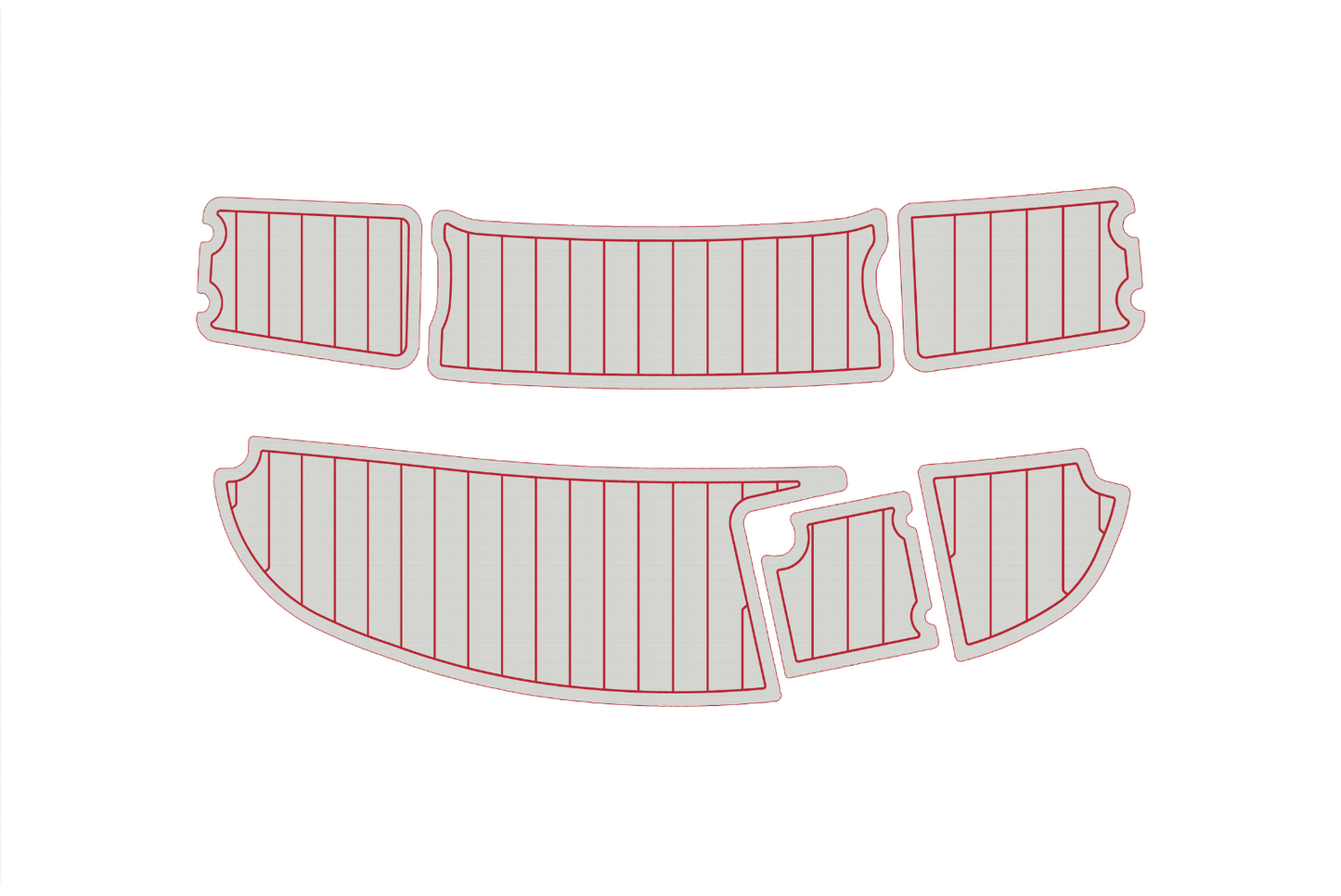 2003 CHAPRRAL 210 SS Swim platform 1/4"6mm EVA foam faux mat floor