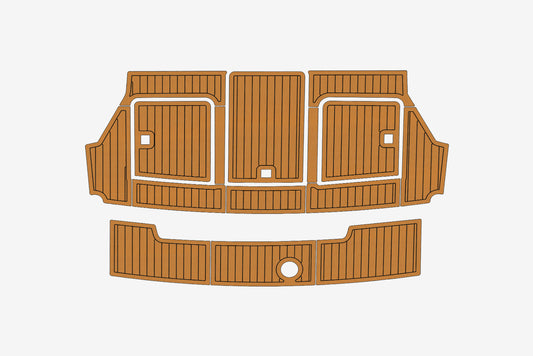 Carver 37 Cockpit Swim platform 1/4"6mm EVA Foam carpet marine floor