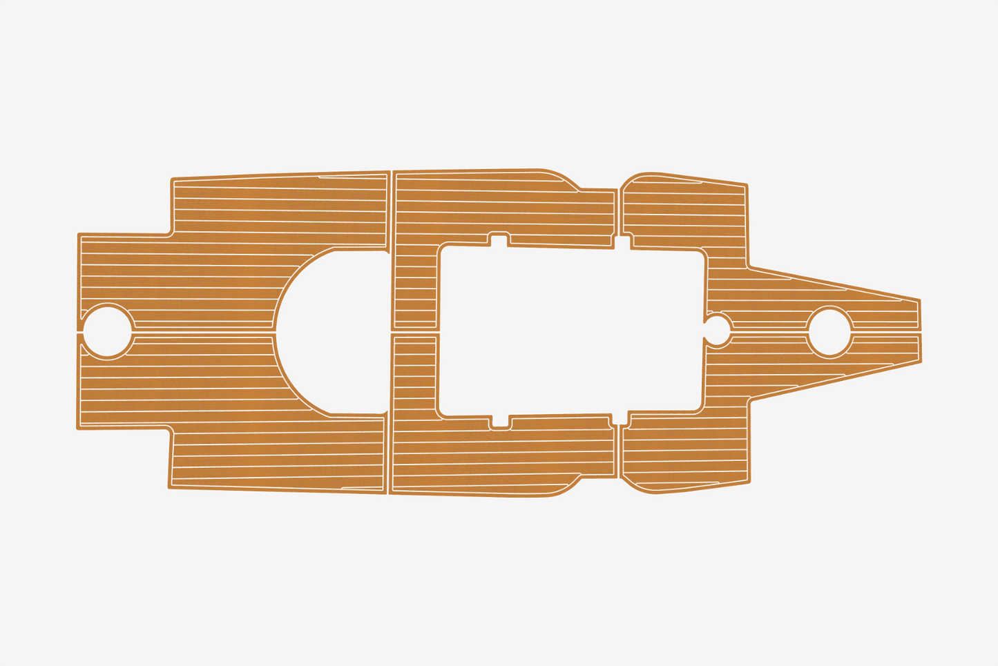 2016 Dusky XF 278 Cockpit 1/4"6mm EVA Foam carpet marine floor