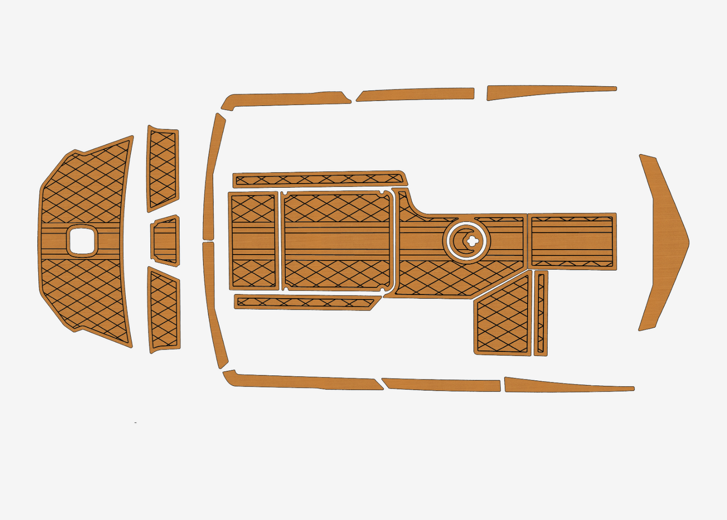 2020-2021 AXIS A20 Marine teak deck EVA Foam Boat flooring