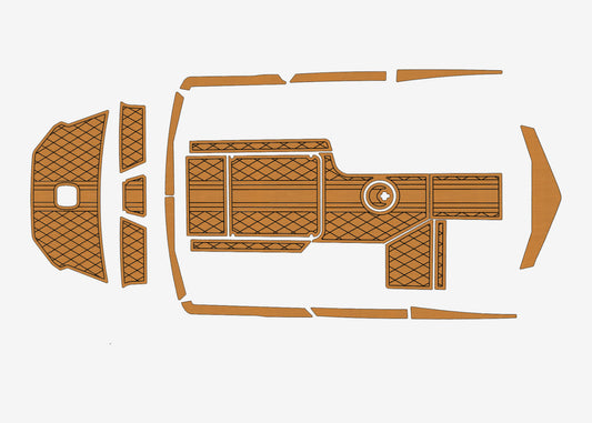 2020-2021 AXIS A20 Marine teak deck EVA Foam Boat flooring