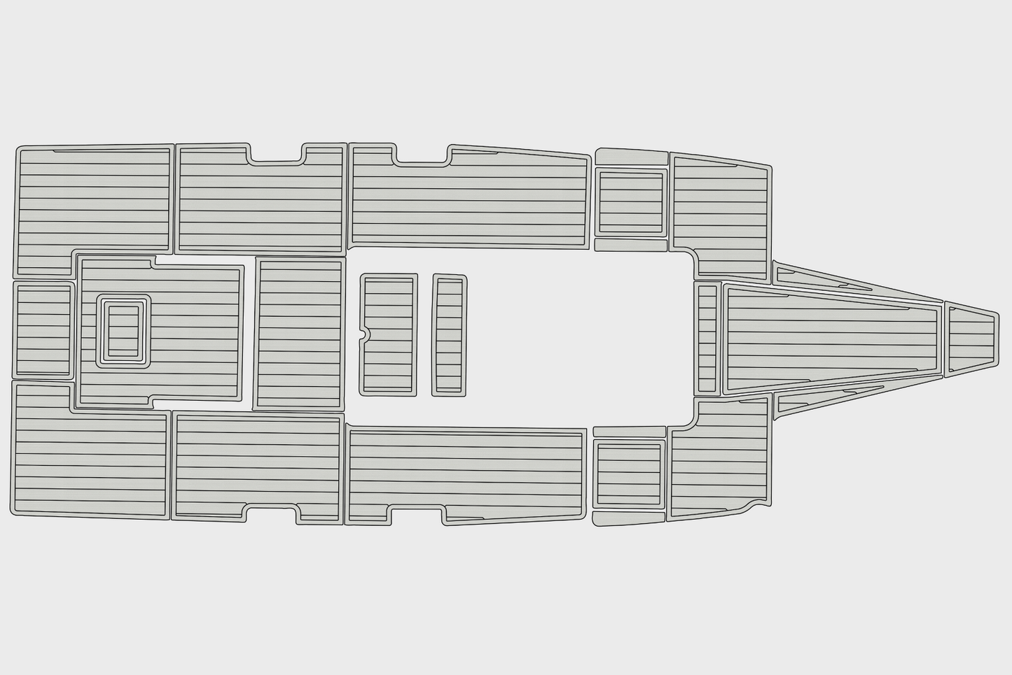 2002-2003 Regulator 26 FS Cockpit 1/4"6mm EVA Foam mat floor
